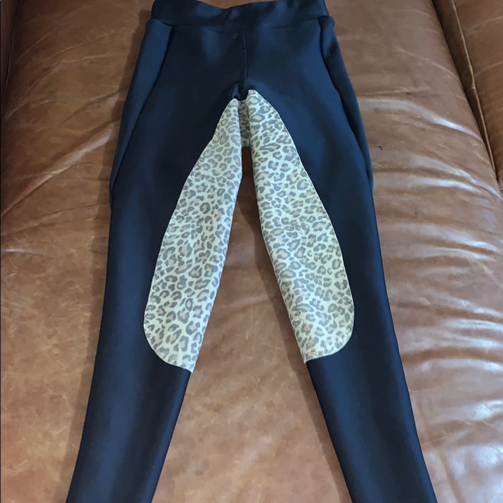 Cheetah print riding pants